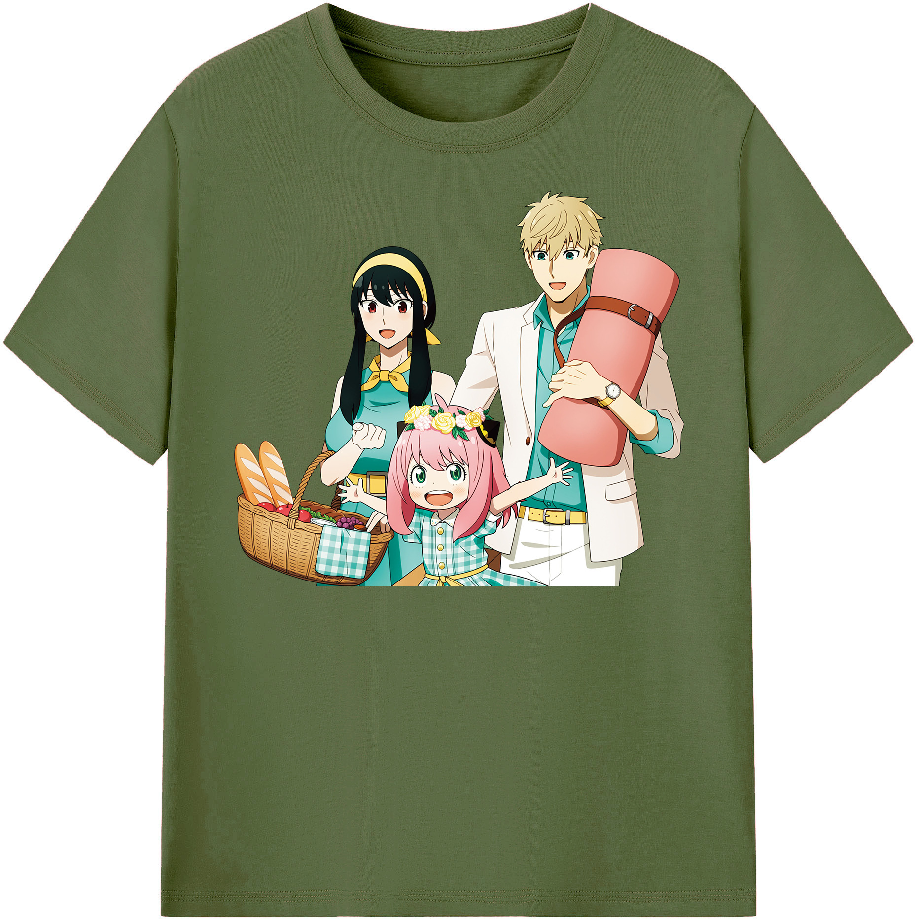 （画像用） SPY×FAMILY间谍家家酒 綿100％半袖Tシャツ（フロントプリント）